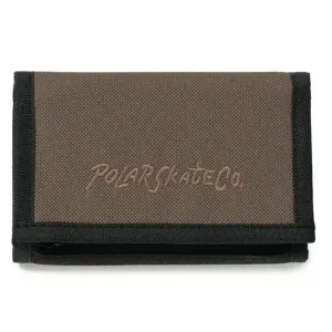 Polar Skate Co Surf Logo Key Wallet | Grey Brown