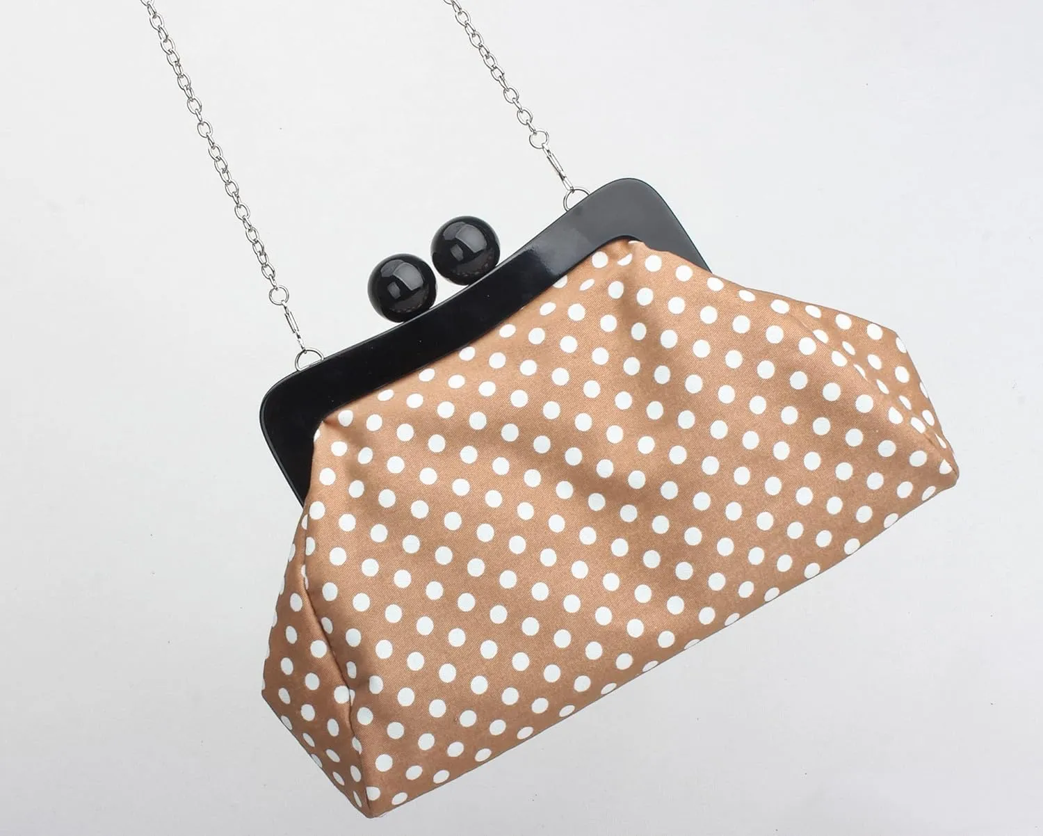 Polka Dot Evening Bag Clutch Purse for Women Wedding Party Handbag Cocktail Bag