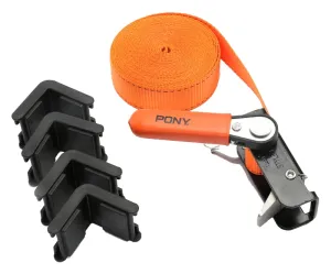 PONY Pony 1215 Band Clamp, Nylon/Steel Body, Black Body
