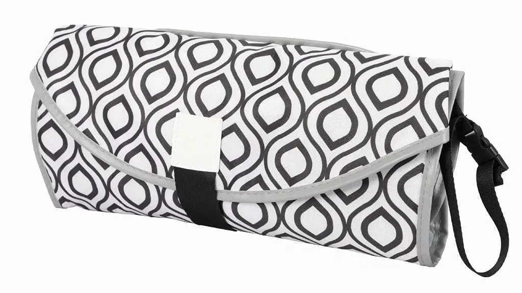 Portable Changing Pad for Baby Waterproof Foldable Diaper Bag Travel Changing Mat Station Padded Diaper Clutch