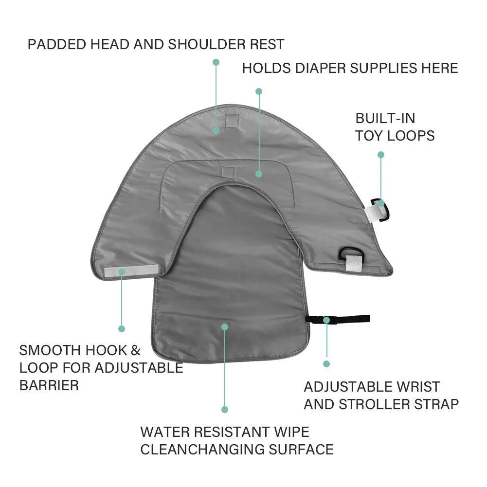 Portable Diaper Changing Pad Clutch Baby Changing Mat