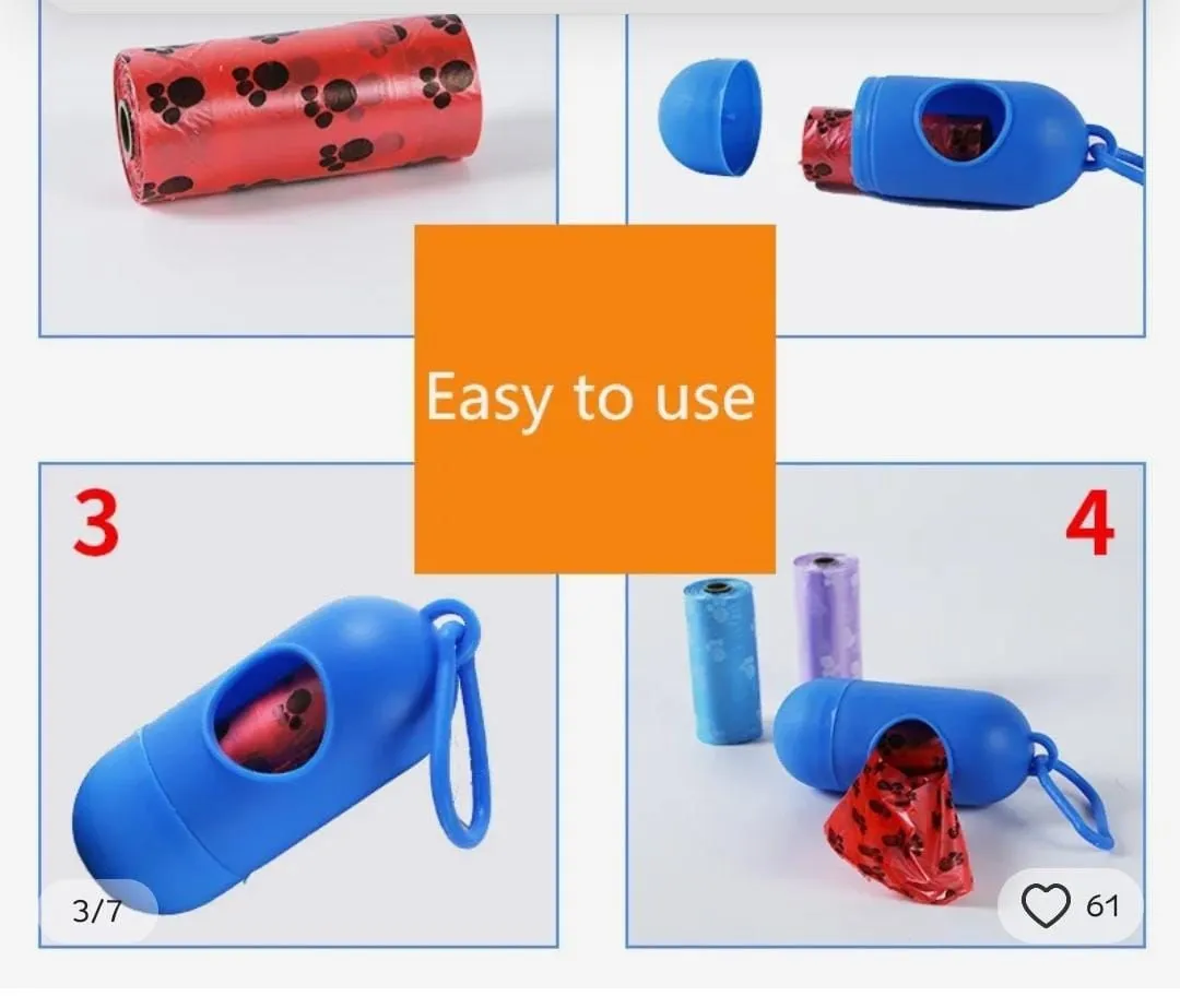 Portable Diaper Shopper Dispenser with 2 Refills