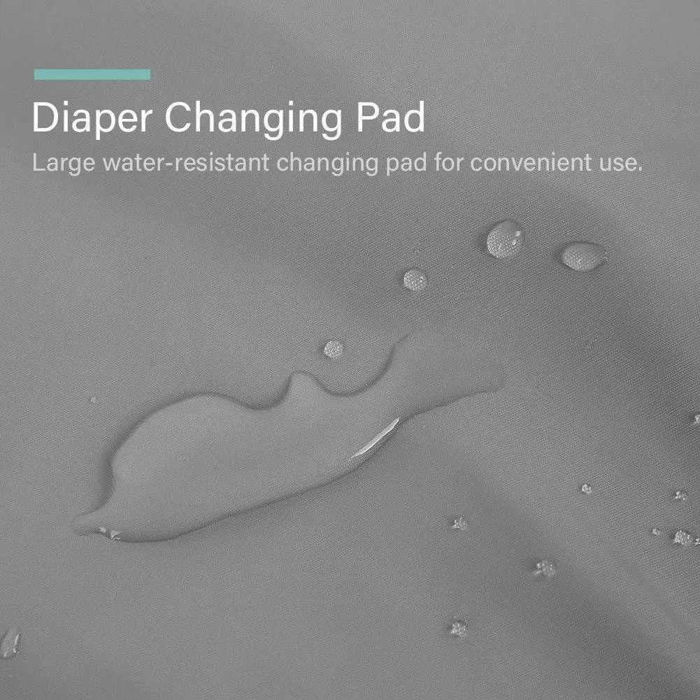 Portable Waterproof Diaper Changing Pad - 3-in-1 Baby Mat
