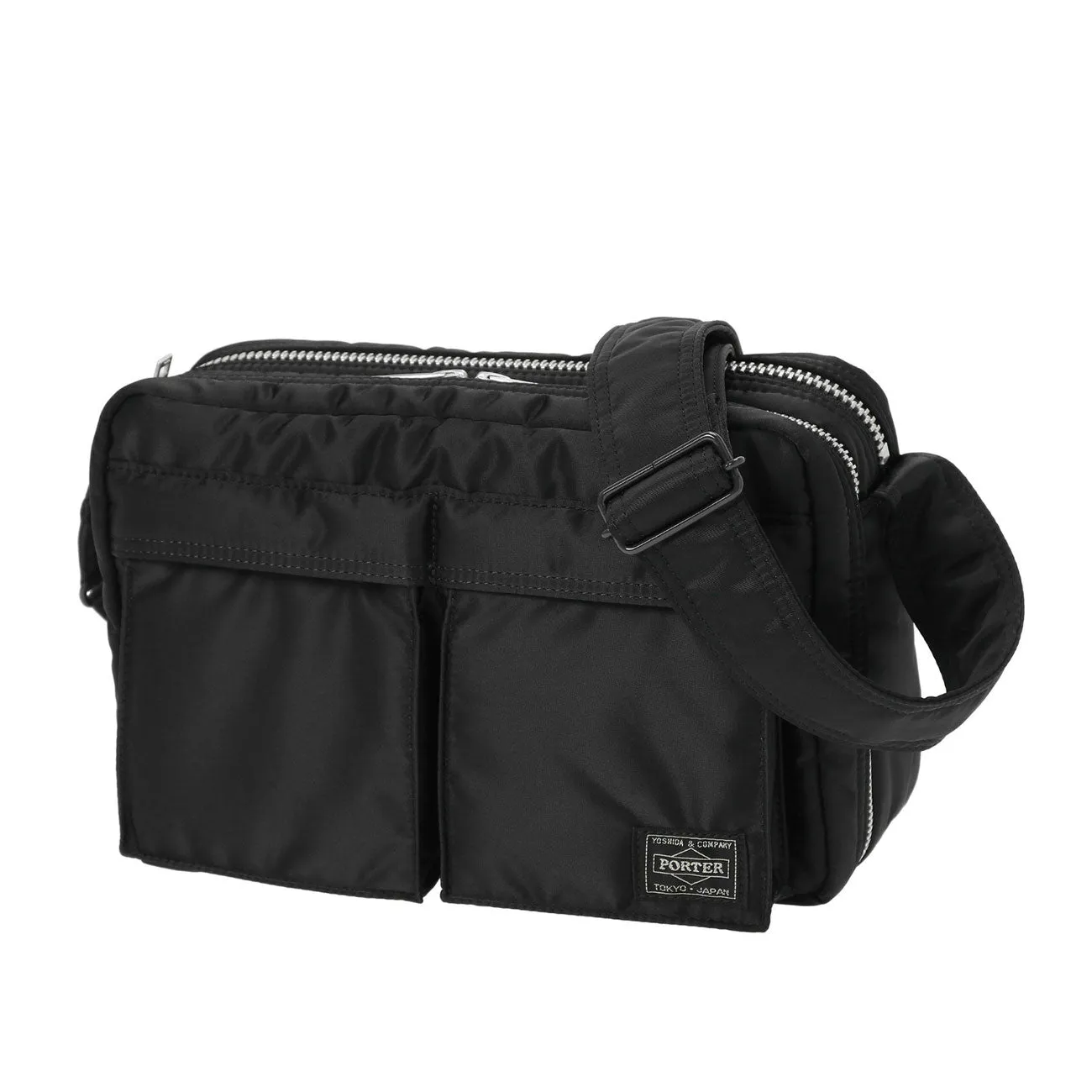 porter-yoshida & co. small tanker shoulder bag (black)