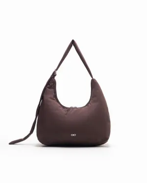 POSH HOBO BAG IN CHOCOLATE
