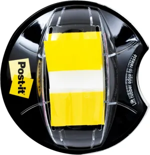 Post-it Flags, 200/High Volume Desk Grip Dispenser,1 in Wide, Yellow (680-HVYW)