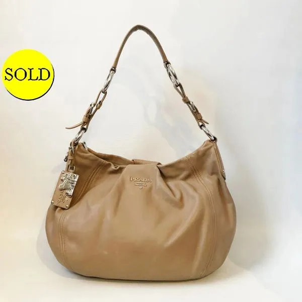 Prada Calfskin Ring Hobo