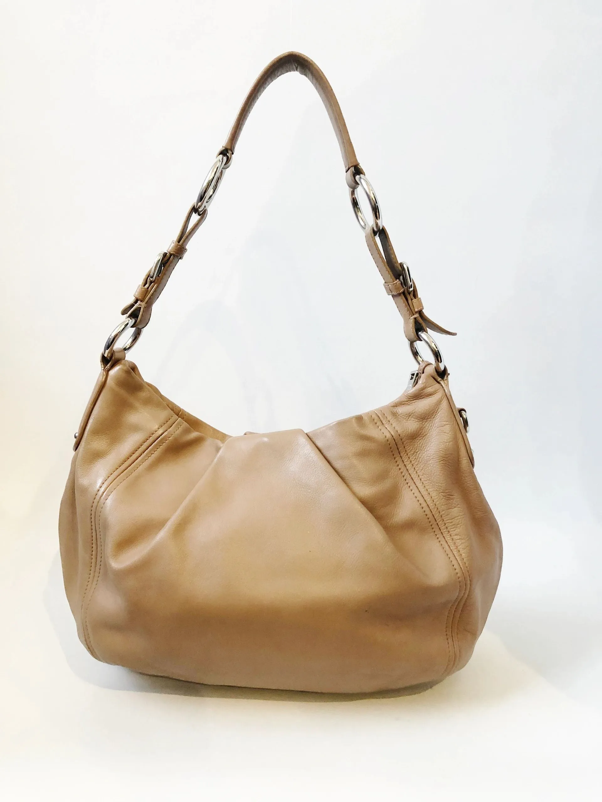 Prada Calfskin Ring Hobo