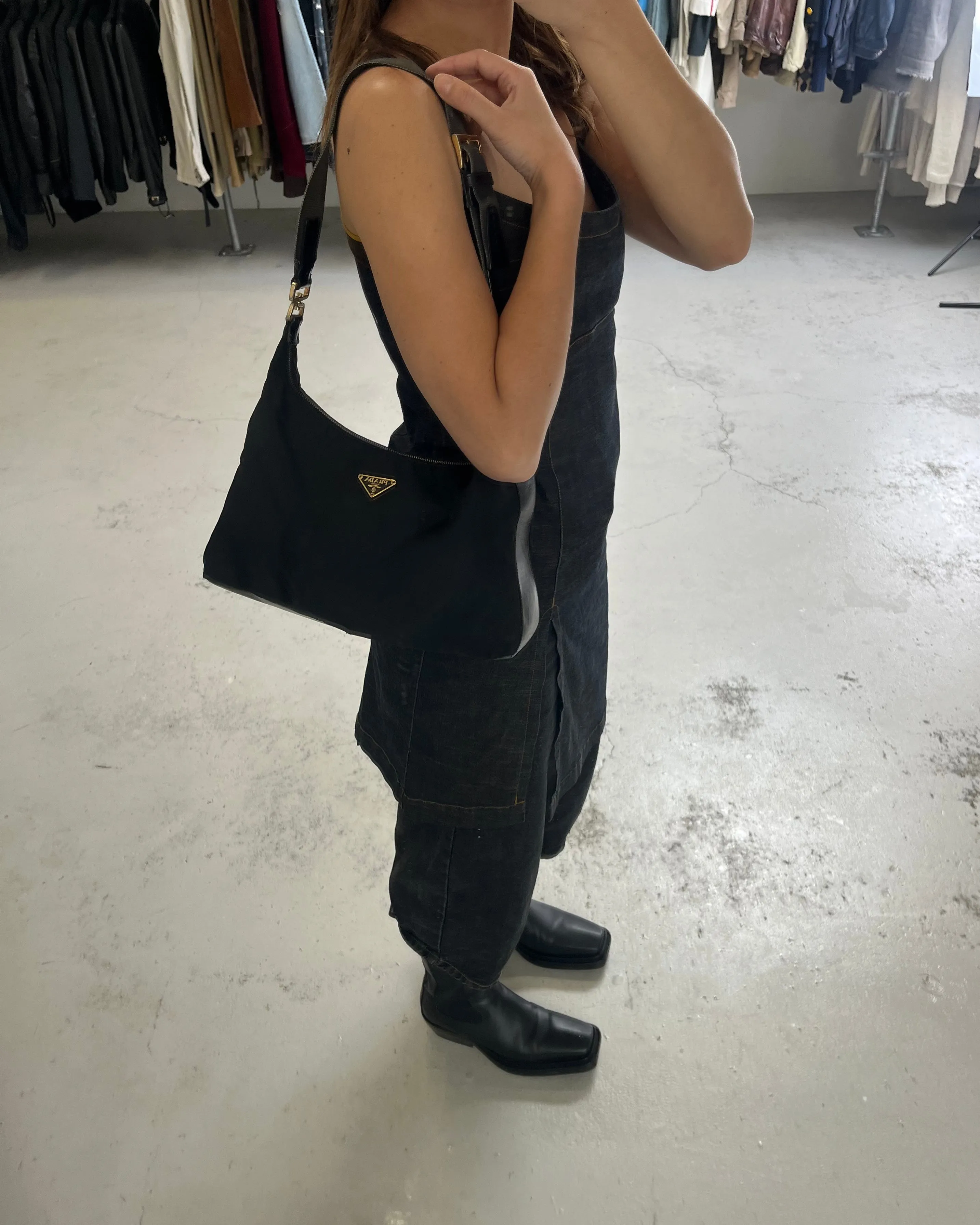 Prada Hobo Bag Black