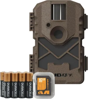 Pro Cam 14 MTC100K Combo - 14MP & 480 Video at 30FPS 0.7 Sec Trigger Speed 80ft Detection IR Range Durable Hunting Outdoor Scouting Trail Camera, AA Batteries & 16GB Memory Card Included