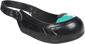 Protective Steel Toe Overshoes with Slip-Resistant Soles, Heavy-Duty Rubber Shoe Covers with Aluminum Toe Caps for Workplace Safety