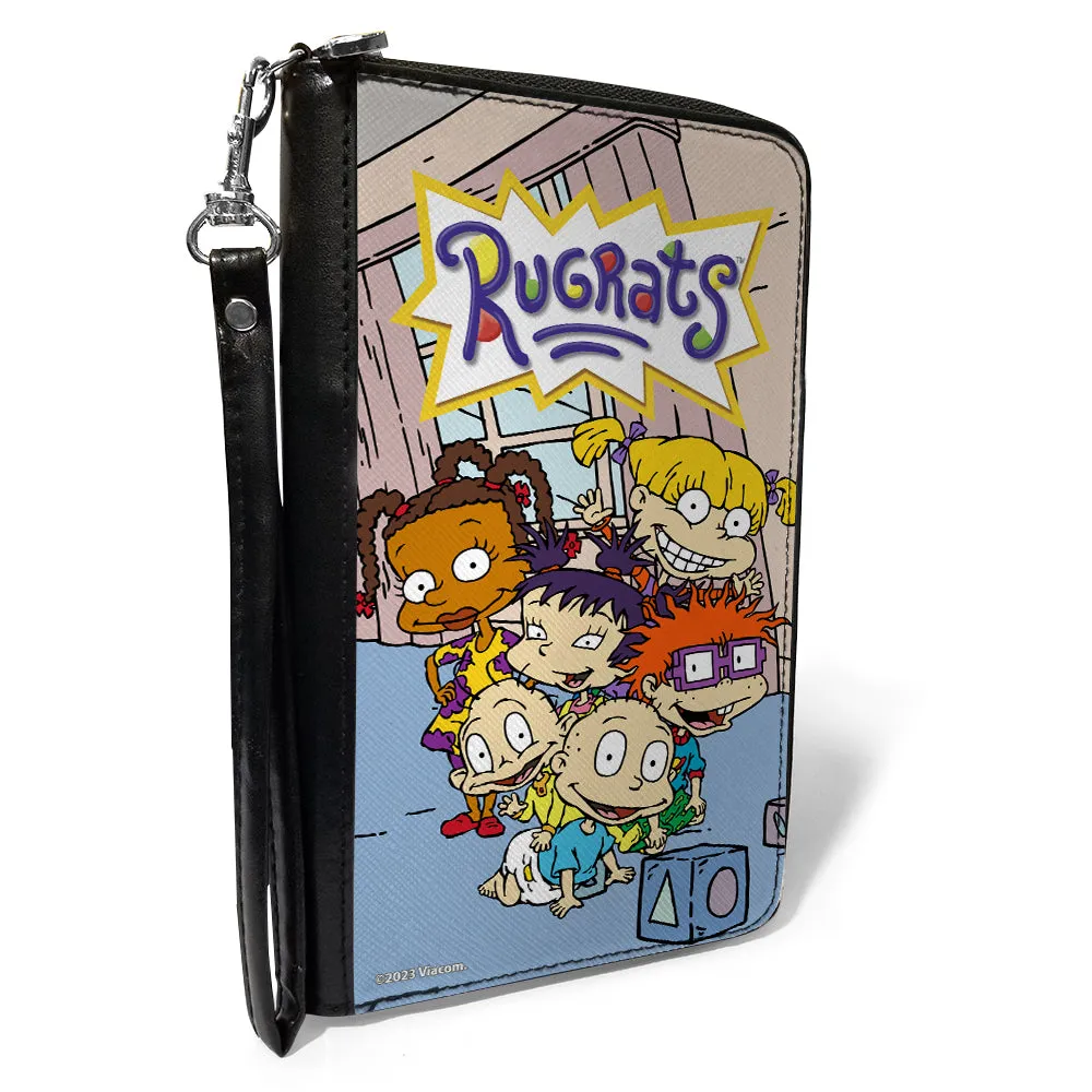 PU Zip Around Wallet Rectangle - RUGRATS Group Pose
