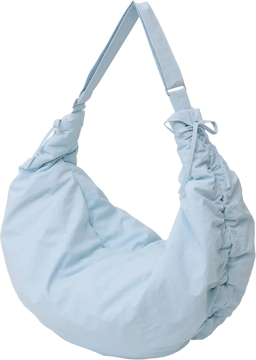 Puffer Tote Bag for Women,Oversized Nylon Soft Down Cotton Padding Bag Crossbody Shoulder Bag with Zipper