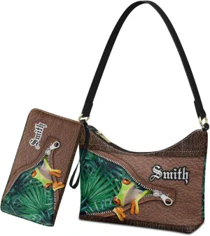 Purse and Wallet Set for Women Lightweight Underarm Purse Hobo Bag Shoulder Bag with Leather Wallet for Women Lady