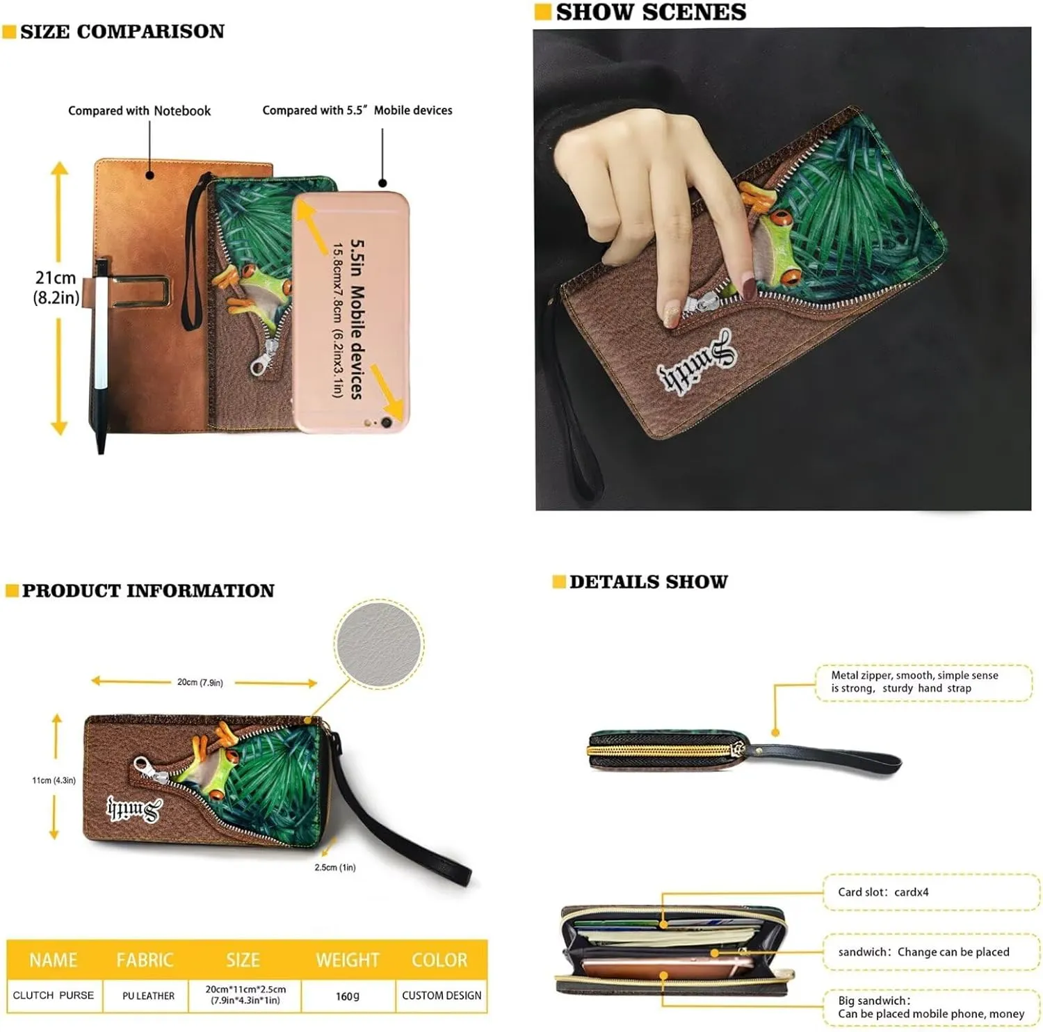 Purse and Wallet Set for Women Lightweight Underarm Purse Hobo Bag Shoulder Bag with Leather Wallet for Women Lady
