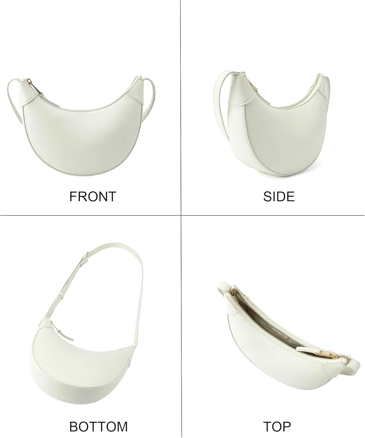 Purse for Women Cute Hobo Tote Handbag Small Dumpling Shoulder Bag Crescent Crossbody Bags
