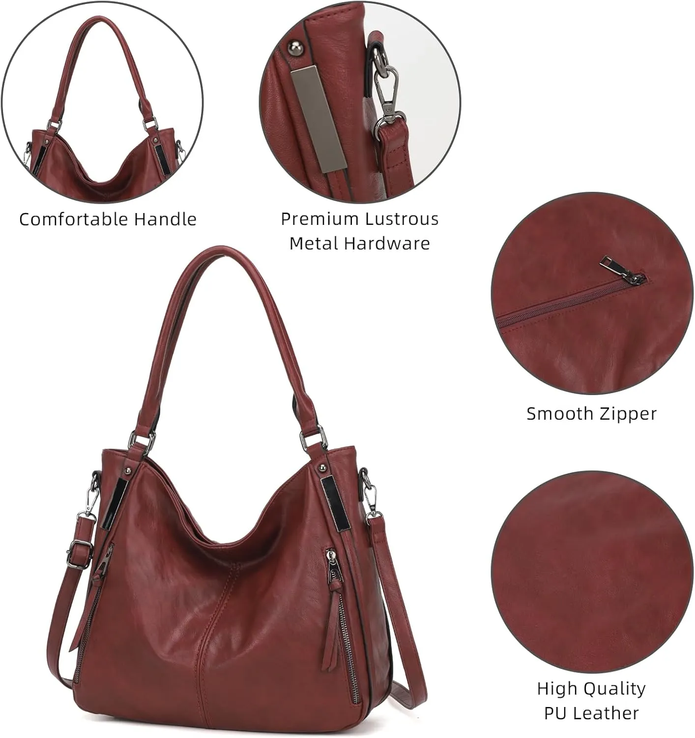 Purses for Women Shoulder Handbags Hobo Bags Tote Bag