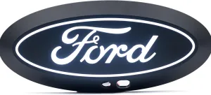 Putco 92802 2020-2022 Ford Super Duty Illuminated LED Front Emblem - Fits 2020-2022 Super Duty with Front Camera and Camera Washer