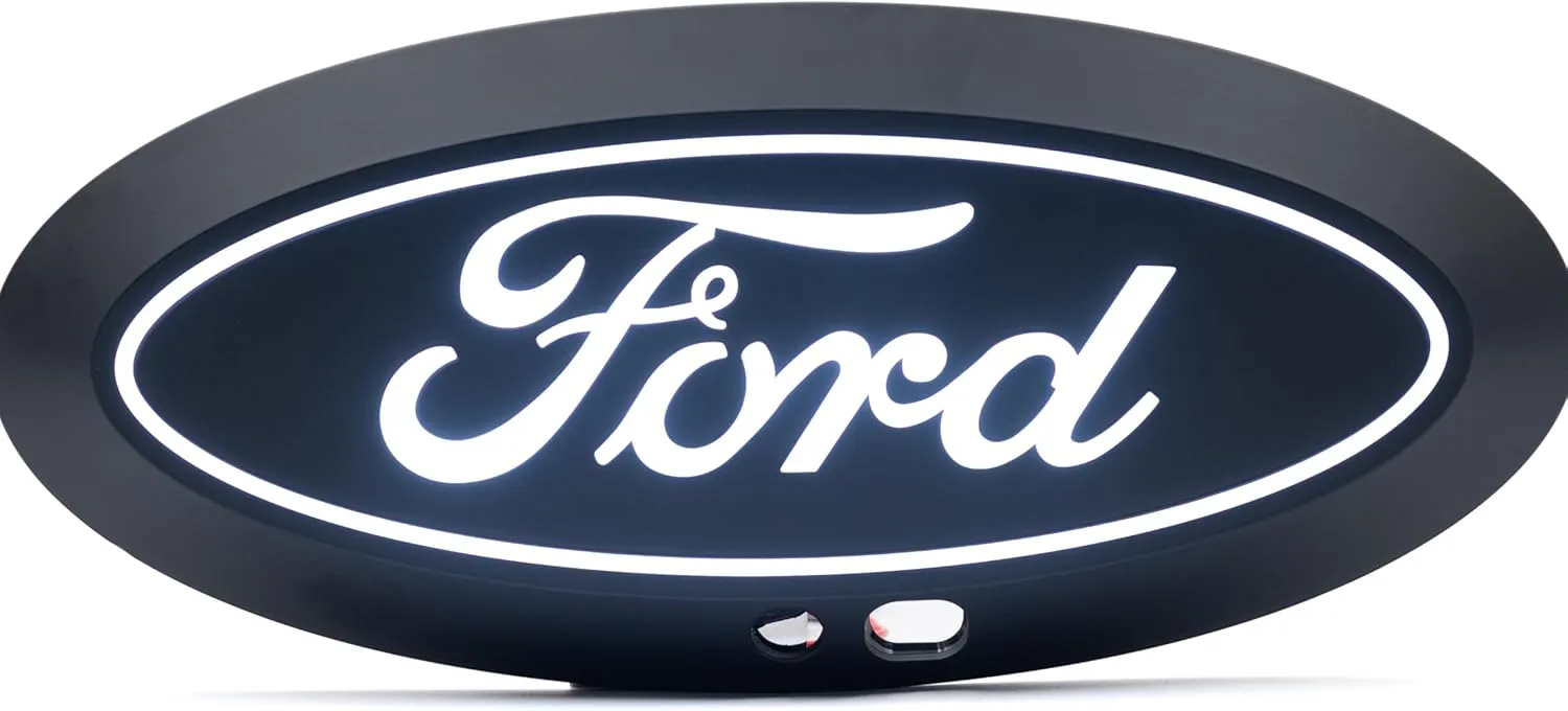 Putco 92802 2020-2022 Ford Super Duty Illuminated LED Front Emblem - Fits 2020-2022 Super Duty with Front Camera and Camera Washer