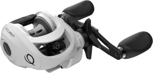 Quantum Accurist Baitcast Fishing Reel, Size 100 Reel, Oversized Non-Slip Handle Knobs and Continuous Anti-Reverse Clutch, One-Piece Aluminum Frame