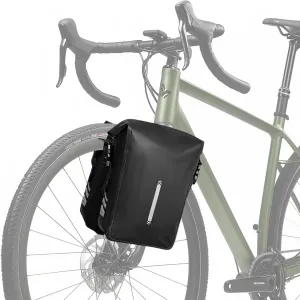 Quick-Release Bike Fork Bag, Waterproof 6 L Dry Bag With Reflective Nylon And Roll-Top Design, Ideal For Outdoor Cycling