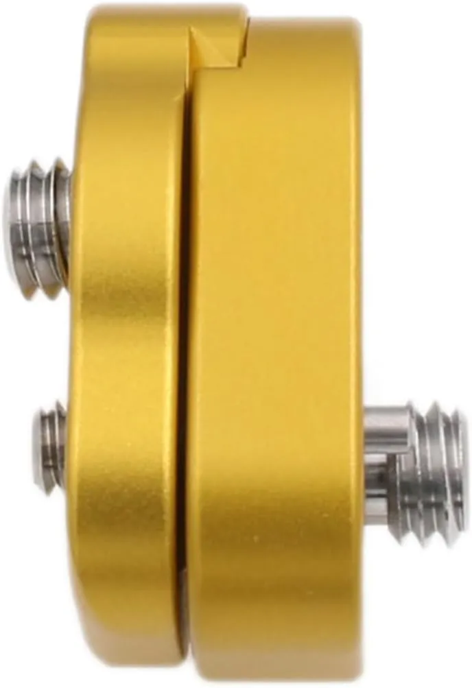 Quick Release Lock Mount Plate Bracket for ARRI RED Camera Monitor Wireless Focus Motor 3/8" 1/4 Screw (Yellow)