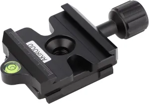 Quick Release QR Clamp Adapter Convertor for Manfrotto RC2 System Conversion to Arca-Swiss Standard Compatible