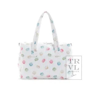 Quilted Stroller Bag - Macarons