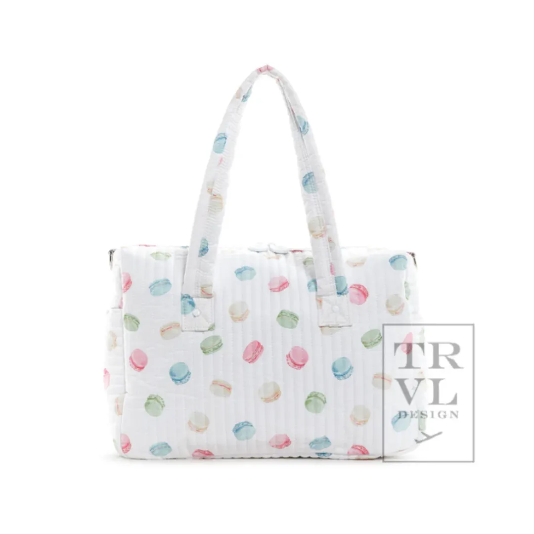 Quilted Stroller Bag - Macarons