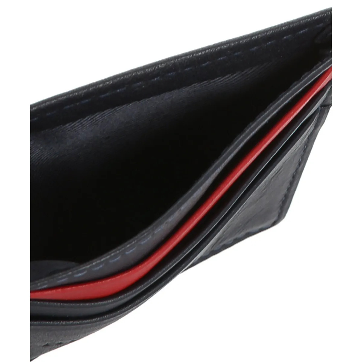 Rafa Leather Multi-Slot Card Holder/Wallet (Navy Blue)