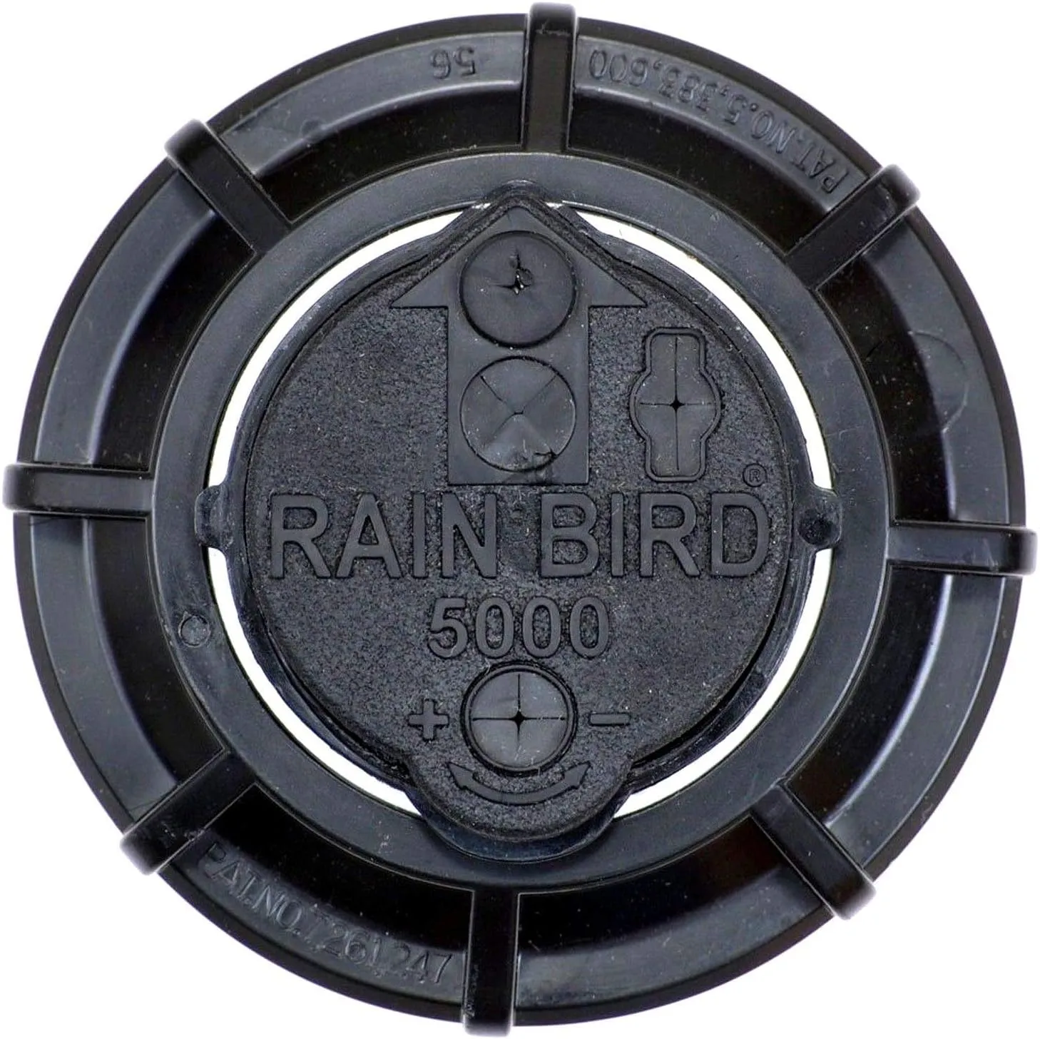 Rain-bird 5000 Series Rotor Sprinkler Head - 5004 PC Model, Adjustable 40-360 Degree Part-Circle, 4 Inch Pop-Up Lawn Sprayer Irrigation System - 25 to 50 Feet Water Spray Distance (Y54007) (6 Pack)