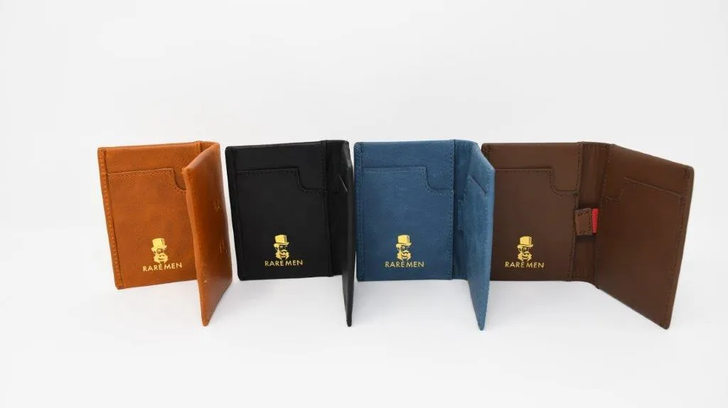 RareMen Signature Slim Leather Wallet and Card Holder