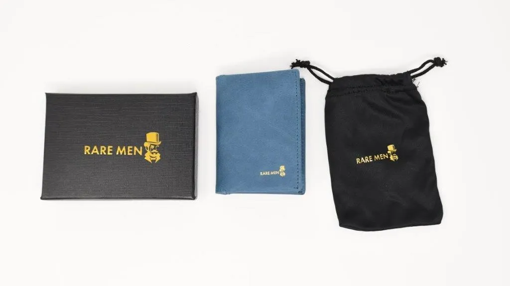 RareMen Signature Slim Leather Wallet and Card Holder