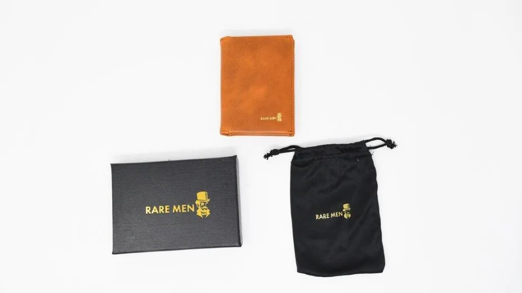 RareMen Signature Slim Leather Wallet and Card Holder