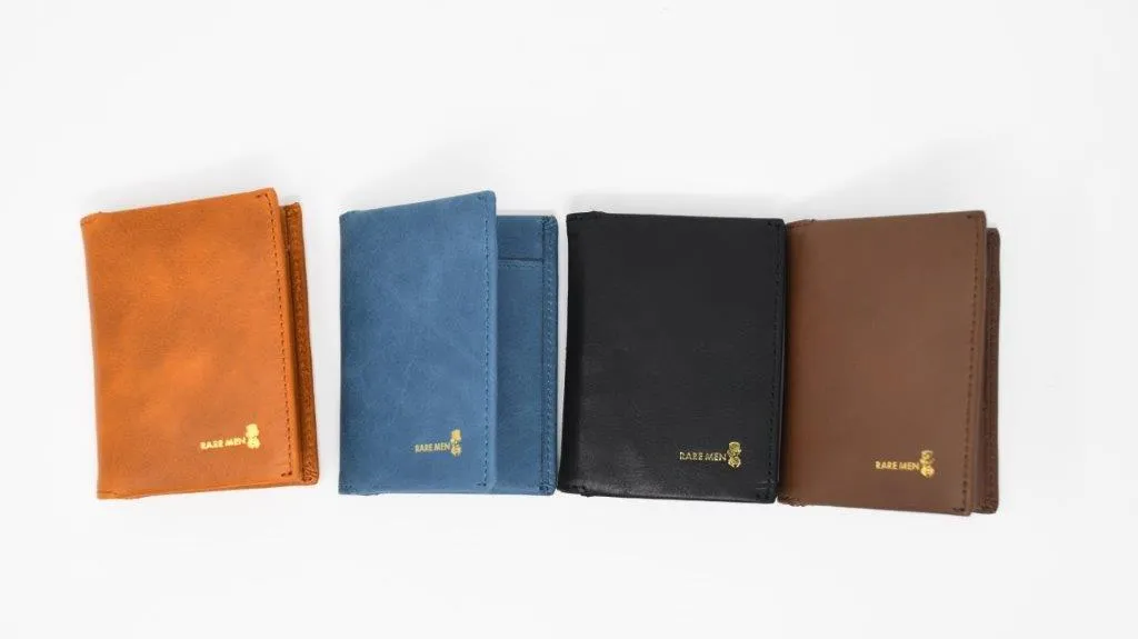 RareMen Signature Slim Leather Wallet and Card Holder