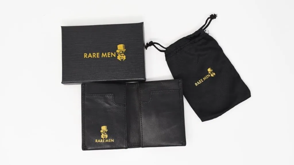 RareMen Signature Slim Leather Wallet and Card Holder