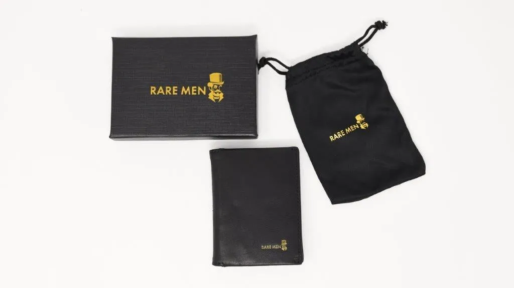 RareMen Signature Slim Leather Wallet and Card Holder