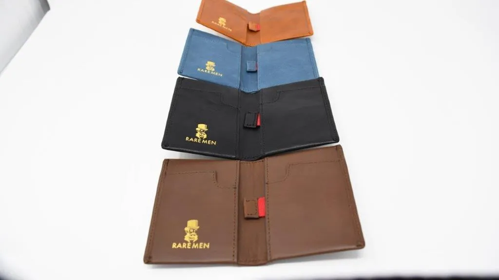 RareMen Signature Slim Leather Wallet and Card Holder