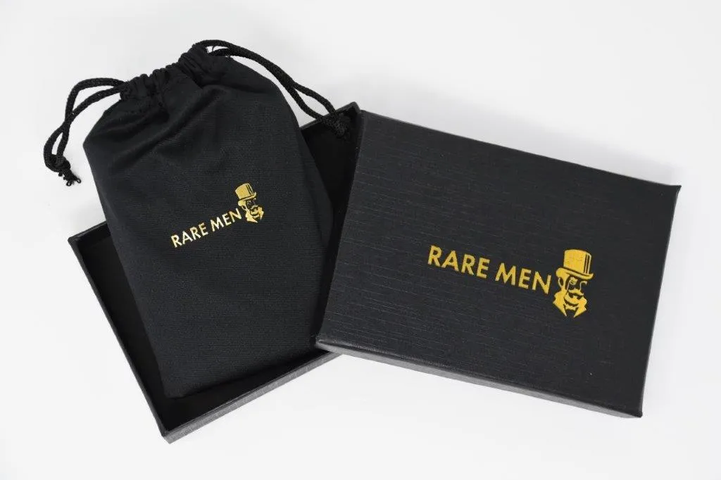RareMen Signature Slim Leather Wallet and Card Holder