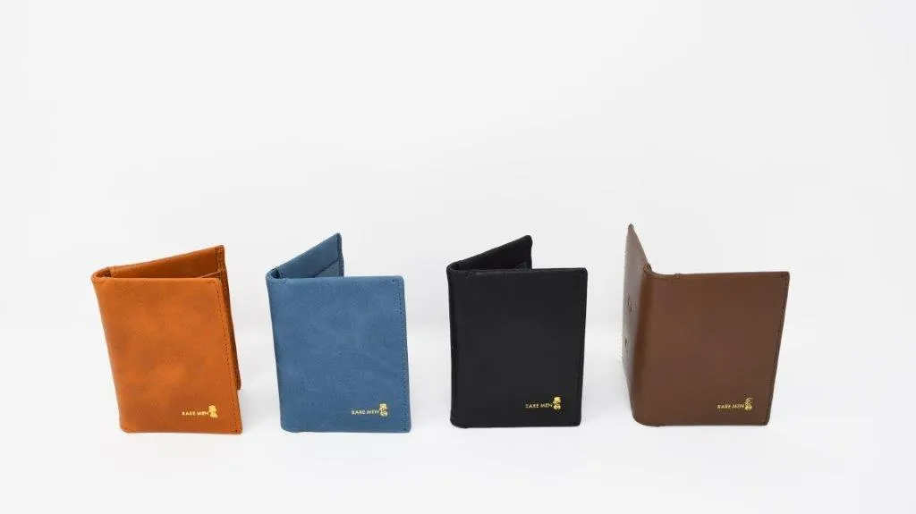 RareMen Signature Slim Leather Wallet and Card Holder