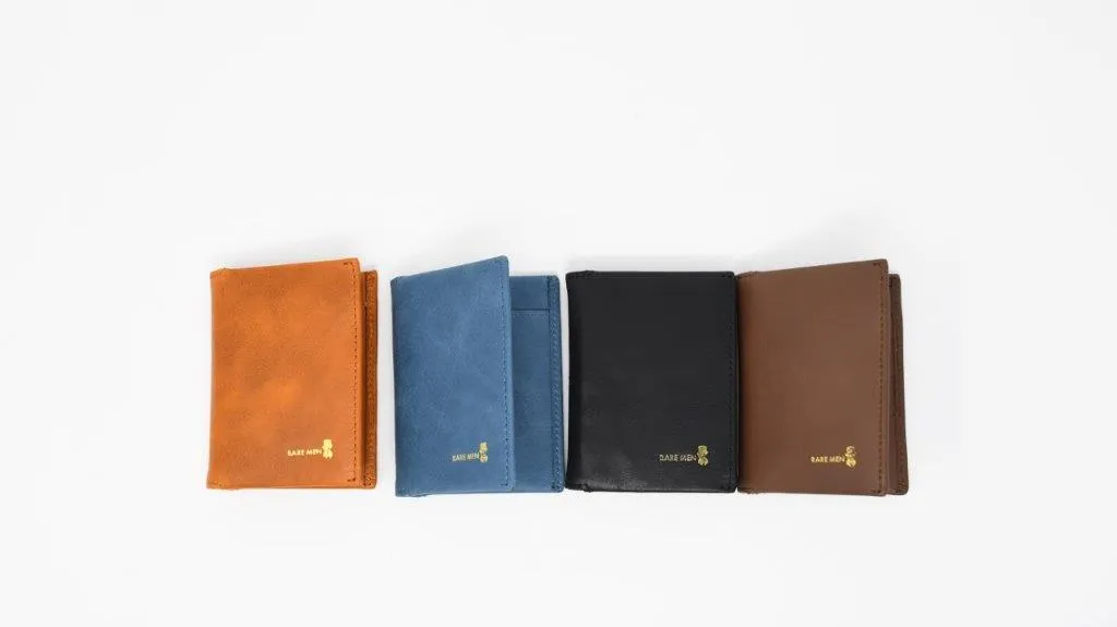RareMen Signature Slim Leather Wallet and Card Holder