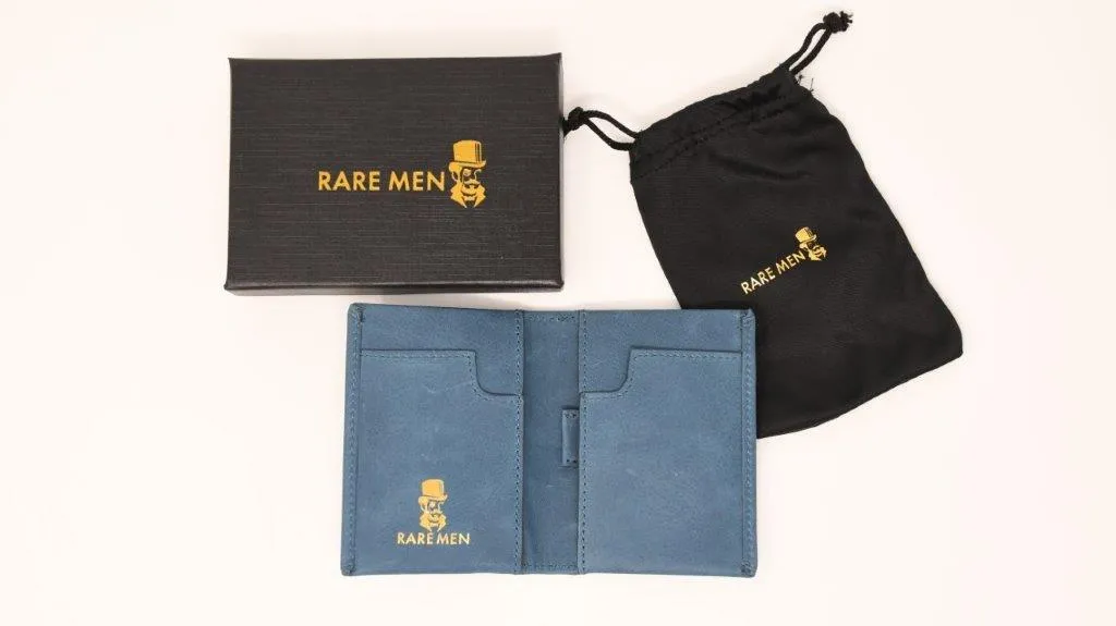 RareMen Signature Slim Leather Wallet and Card Holder