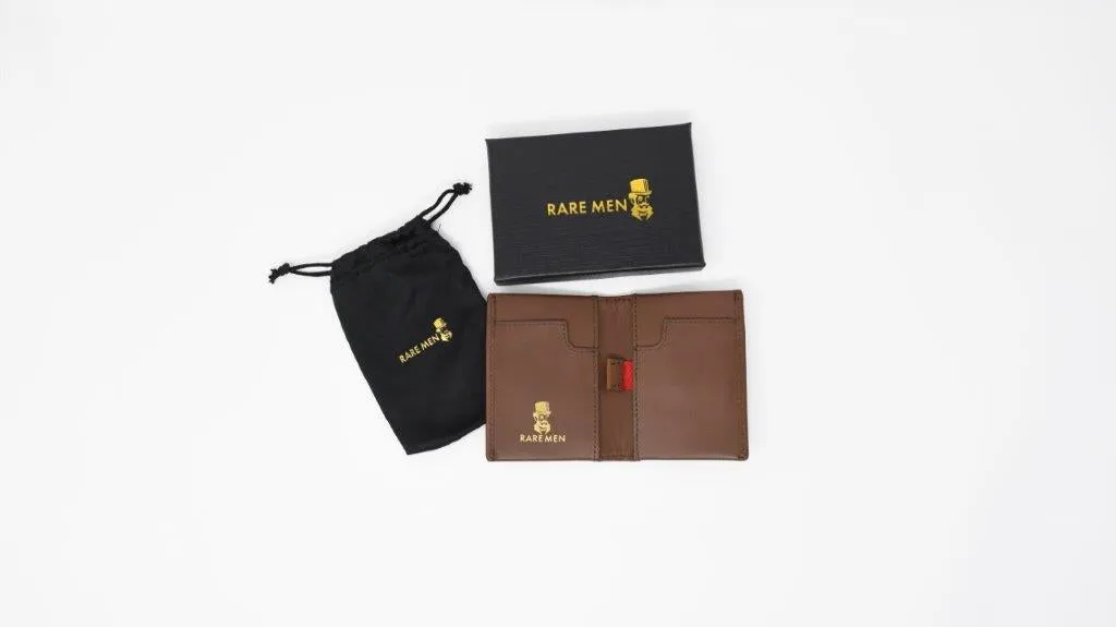 RareMen Signature Slim Leather Wallet and Card Holder