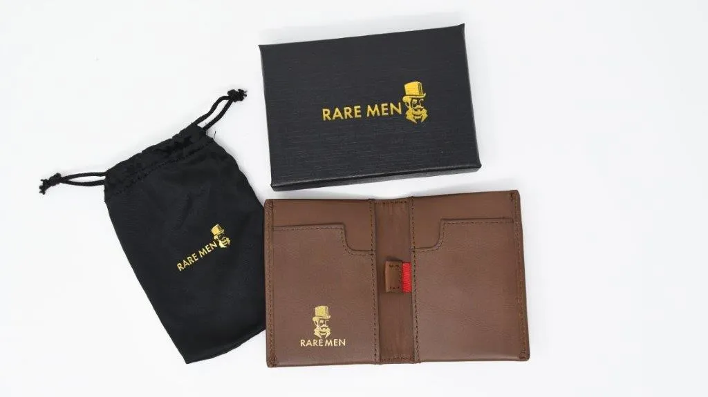RareMen Signature Slim Leather Wallet and Card Holder