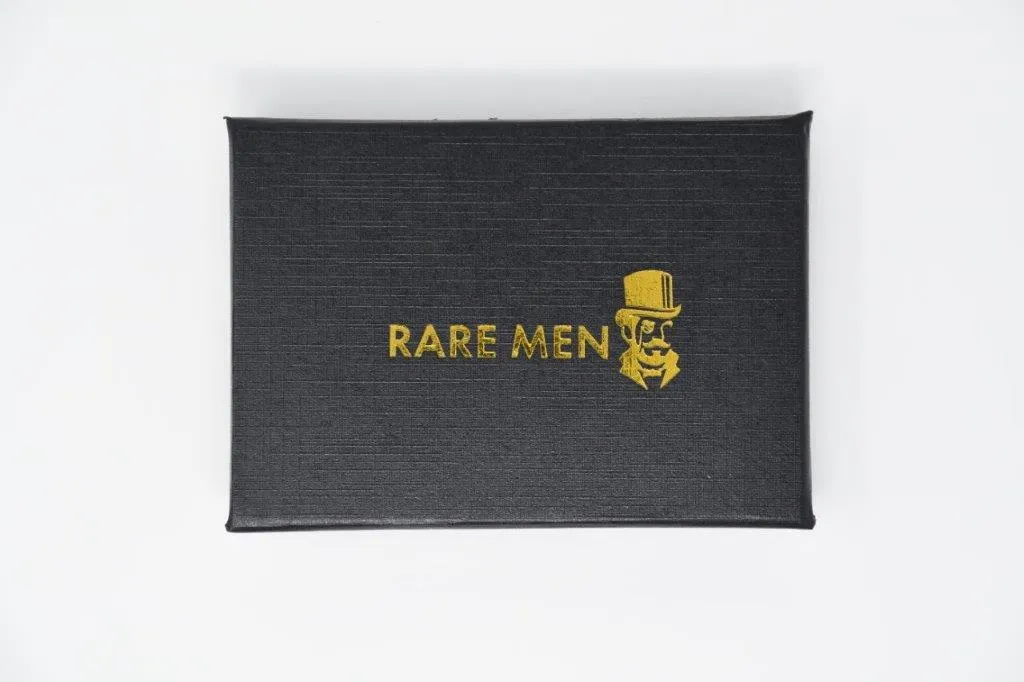 RareMen Signature Slim Leather Wallet and Card Holder