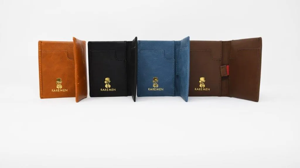 RareMen Signature Slim Leather Wallet and Card Holder
