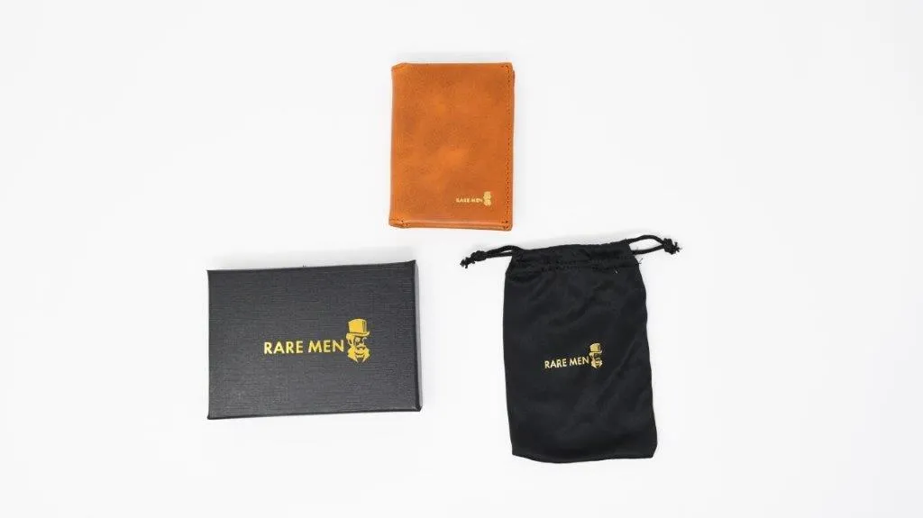 RareMen Signature Slim Leather Wallet and Card Holder