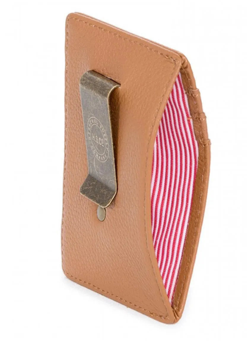 Raven Wallet Tan Pebbled Leather