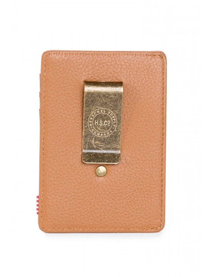 Raven Wallet Tan Pebbled Leather