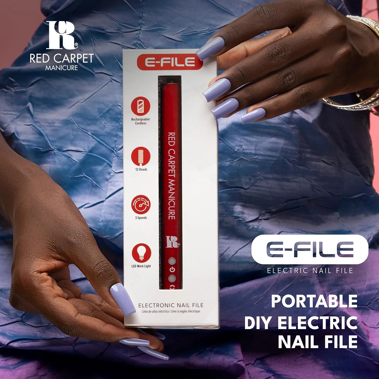 RC Red Carpet Manicure Gel Nail Polish Remover Bundle – Fast & Safe Gel Removal, Nail Care Tools for At-Home, Hydrating Remover, Electronic File for Efficient Prep and Removal. (Remover Bundle, Kit)